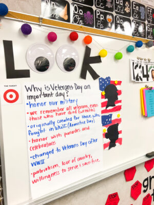 veterans day anchor chart