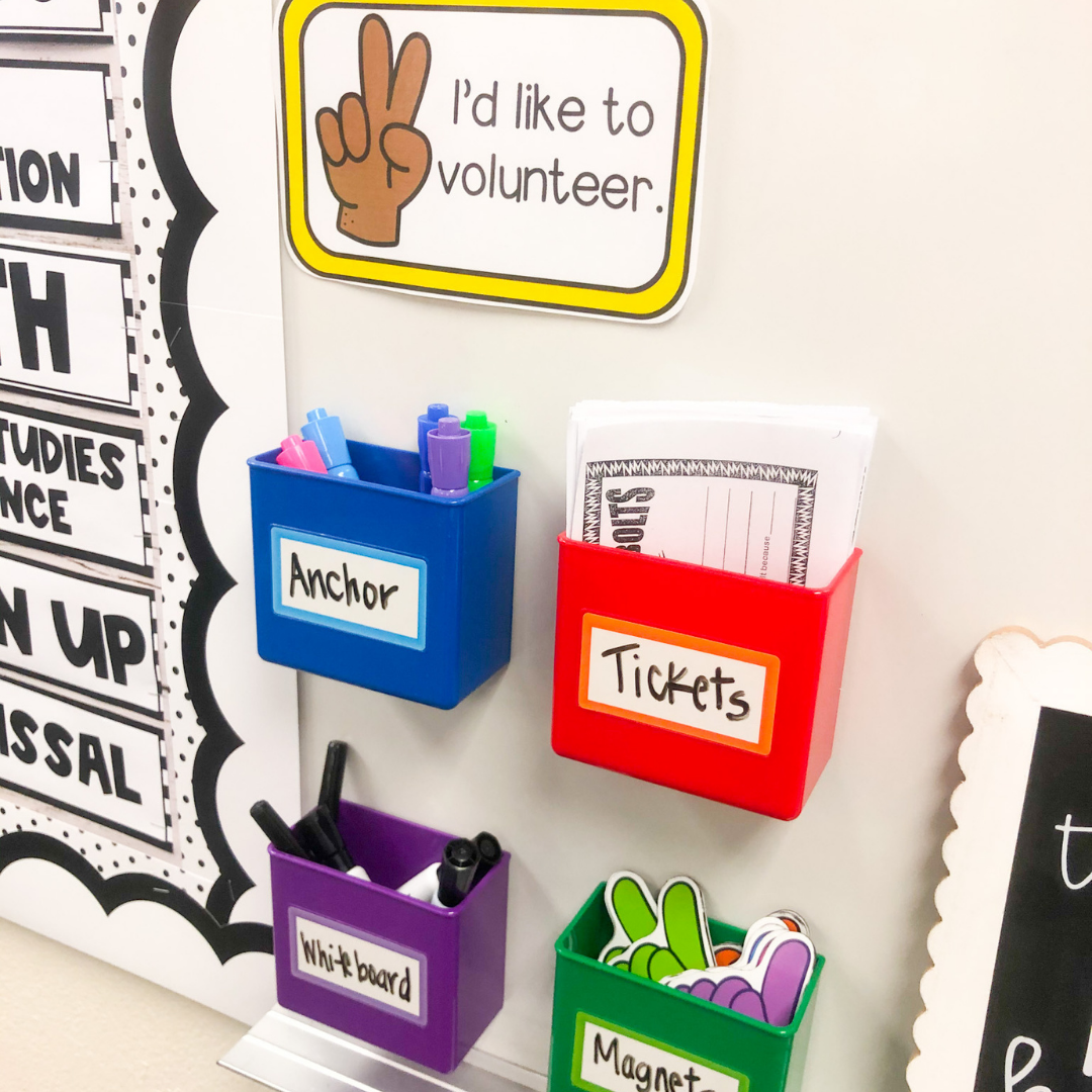 Magnetic Display Shelves at Lakeshore Learning