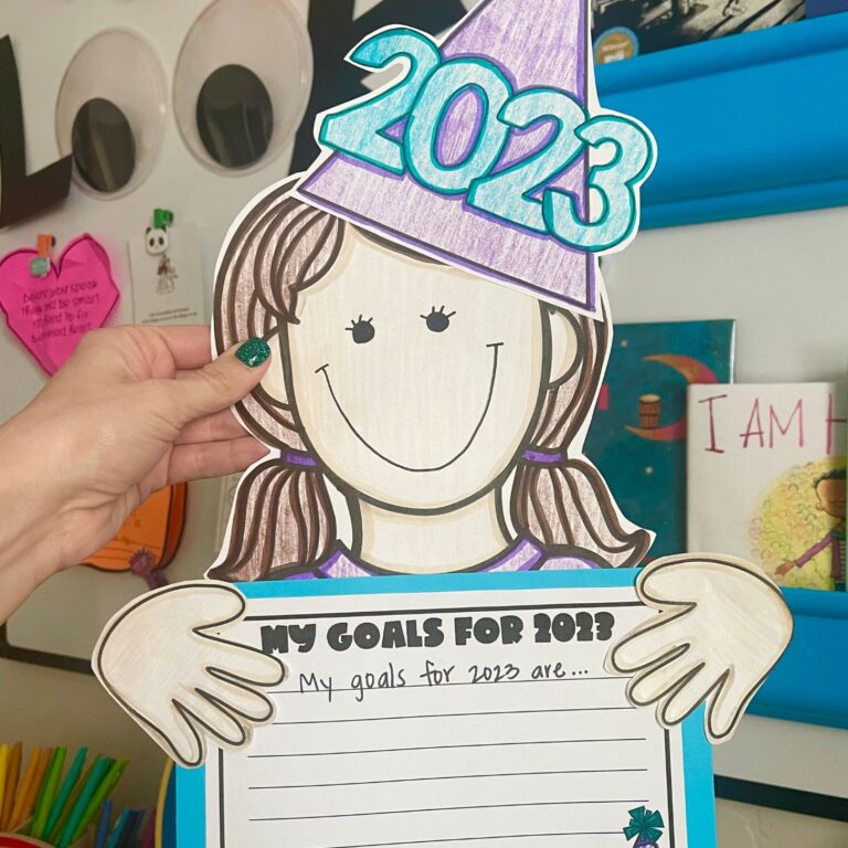 2023 Writing Goals Sample Picture